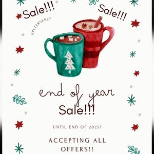 End Of Year Sale!!